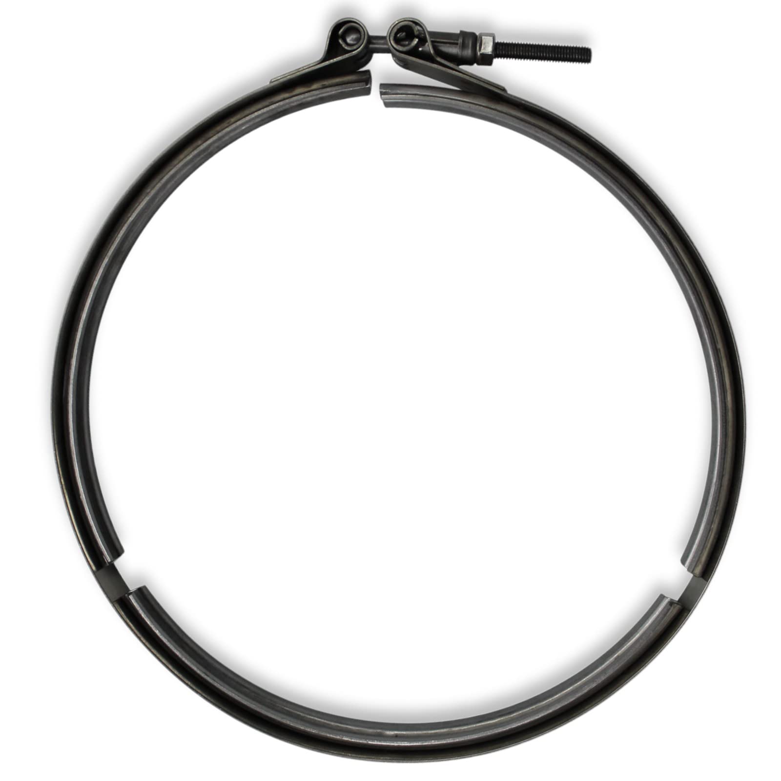 DPF 12.00 inch V-Band Clamp SEW12I00TBTR with SS 316 Castled machined self locking nut for upto 800 degree temperatures