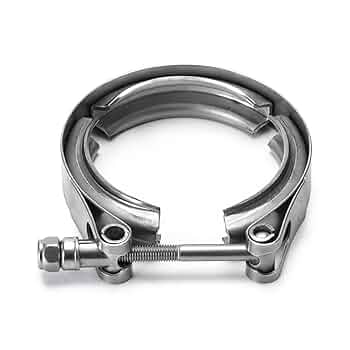 2.88 inch V-Band Clamp SEW2I88TBTR with SS 316 Castled machined self locking nut for upto 800 degree temperatures