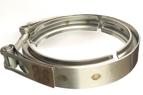 4.06 inch V-Band Clamp SEW4I06TBTR with SS 316 Castled machined self locking nut for upto 800 degree temperatures