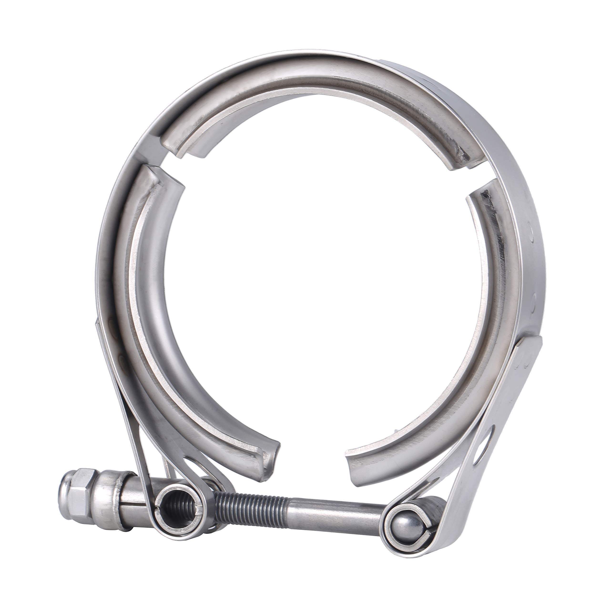 4.50 inch V-Band Clamp SEW4I50TBTR with SS 316 Castled machined self locking nut for upto 800 degree temperatures