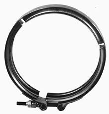 6.88 inch V-Band Clamp SEW6I88TBTR with SS 316 Castled machined self locking nut for upto 800 degree temperatures