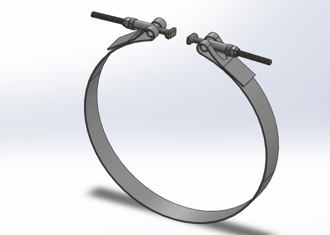 PACCAR EXHAUST HANGER M84-6094 DOC DPF CLAMP - Image 2